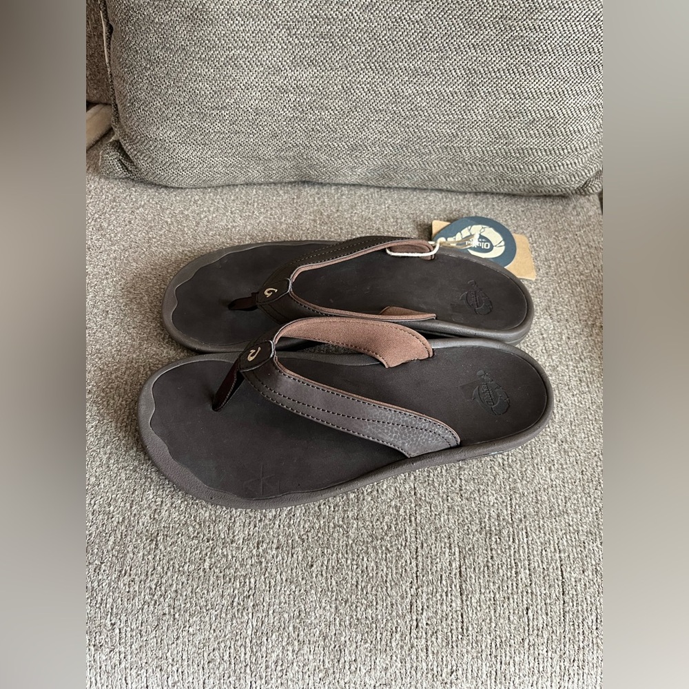 OluKai Women’s Ohana Dk Java/Dk Java Flip Flop Sa… - image 5